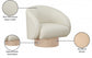 Nosbig Vegan Leather Swivel Accent Chair