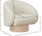 Nosbig Vegan Leather Swivel Accent Chair