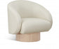 Nosbig Vegan Leather Swivel Accent Chair