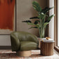 Nosbig Vegan Leather Swivel Accent Chair