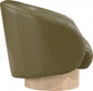 Nosbig Vegan Leather Swivel Accent Chair