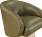 Nosbig Vegan Leather Swivel Accent Chair