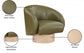 Nosbig Vegan Leather Swivel Accent Chair