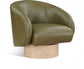 Nosbig Vegan Leather Swivel Accent Chair