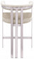 939Beige Velvet Bar / Counter Stools