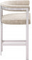 939Beige Velvet Bar / Counter Stools
