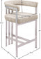 939Beige Velvet Bar / Counter Stools
