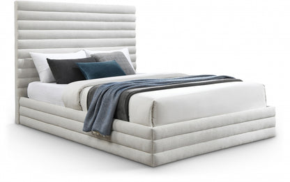 Llewxam Linen Textured Fabric Bed King