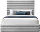 Llewxam Linen Textured Fabric Bed King