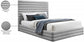 Llewxam Linen Textured Fabric Bed King
