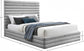 Llewxam Linen Textured Fabric Bed King