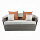 52054 Patio Canopy Sofa W/4 Pillows & Ottoman