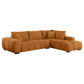 579305 -  Upholstered Chaise Sectional Sofa Orange