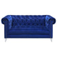 Rekelb 3-piece Upholstered Tuxedo Arm Tufted Sofa Set Blue Success