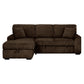 8608 Fabric Pull Out Sectional Sofa & Storage
