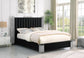 30B Platform Eastern King Velvet Bed