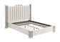 30B Platform Eastern King Velvet Bed