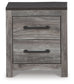 0921B Naynorb Two Drawer Night Stand