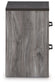 0921B Naynorb Two Drawer Night Stand