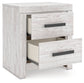 8873B Inobyac Two Drawer Night Stand