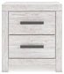 8873B Inobyac Two Drawer Night Stand