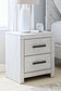 8873B Inobyac Two Drawer Night Stand