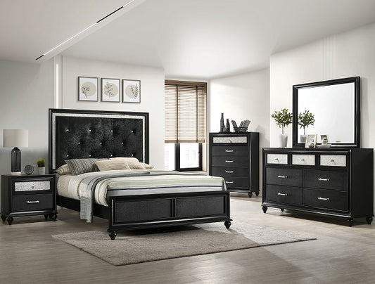 8934BSET ALIL BLACK BEDROOM GROUP