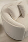 Eolc Ivory Boucle Curved 134" RAF Sectional