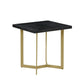 2-1-082TC Black Wood Coffee Table Set