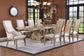 0014D Dining Table and 6 Chairs