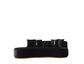 Alle Black Velvet 106" Chaise Lounge