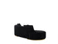 Alle Black Velvet 106" Chaise Lounge