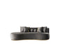 Alle Gray Velvet 106" Chaise Lounge
