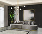 Alle Gray Velvet Curved 130" Sectional