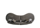 Alle Gray Velvet Curved 130" Sectional