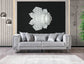 Anatnas Silver Velvet Sofa 89" & Loveseat 69"
