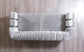Anatnas Silver Velvet Sofa 89" & Loveseat 69"