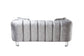 Anatnas Silver Velvet Sofa 89" & Loveseat 69"