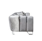 Anatnas Silver Velvet Sofa 89" & Loveseat 69"