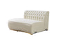 Alle Ivory Boucle Curved 130" Sectional