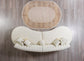 Alle Ivory Boucle Curved 130" Sectional