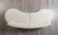 Alle Ivory Boucle Curved 130" Sectional