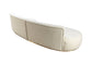Alle Ivory Boucle Curved 130" Sectional