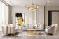 Anatnas Ivory Velvet Sofa 89" & Loveseat 69"