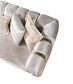 Anatnas Ivory Velvet Sofa 89" & Loveseat 69"