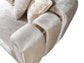 Anatnas Ivory Velvet Sofa 89" & Loveseat 69"