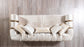 Anatnas Ivory Velvet Sofa 89" & Loveseat 69"