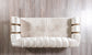 Anatnas Ivory Velvet Sofa 89" & Loveseat 69"