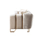Anatnas Ivory Velvet Sofa 89" & Loveseat 69"