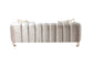 Anatnas Ivory Velvet Sofa 89" & Loveseat 69"
